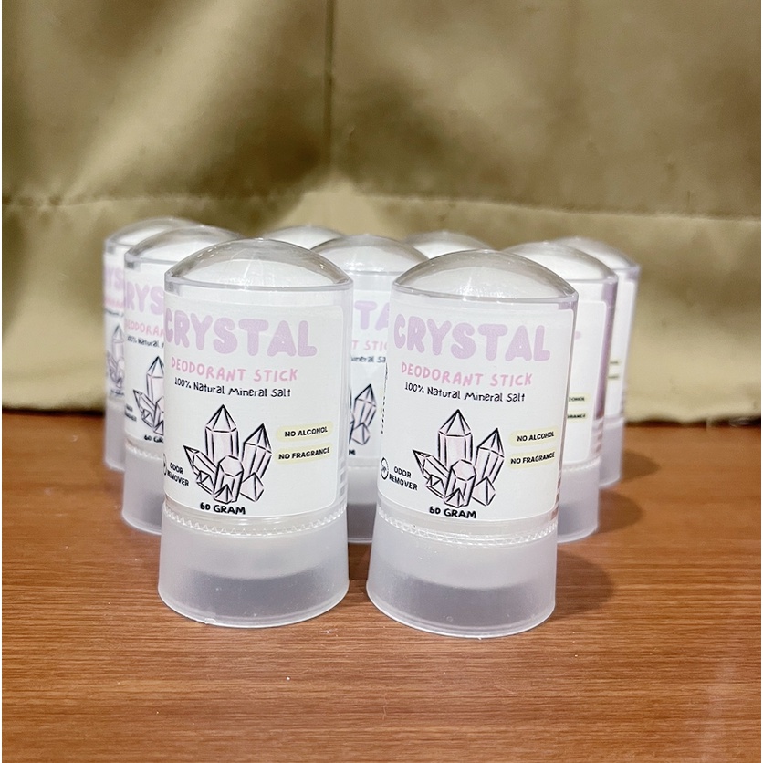 A433-A435 BATU TAWAS DEODORAN crystal stick stik roll on deo deodorant alami natural tanpa wangi parfum penghilang bau badan ketiak ketek perawatan tubuh kecantikan kuman mineral efektif alum bubuk spray cair