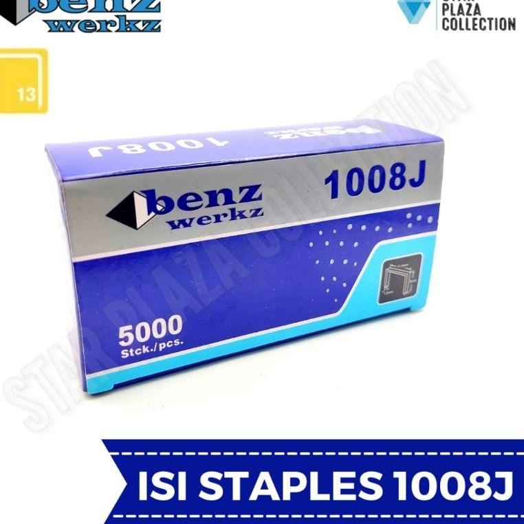 

[TERMURAH !] Isi Staples Tembakan Angin / Paku Tembak U Merek BENZ WERKZ Refill Mata Air Nailer 1008J - untuk Pengerjaan Jok Motor, Jok Mobil, Sofa, Funiture, Kayu [KODE 47]