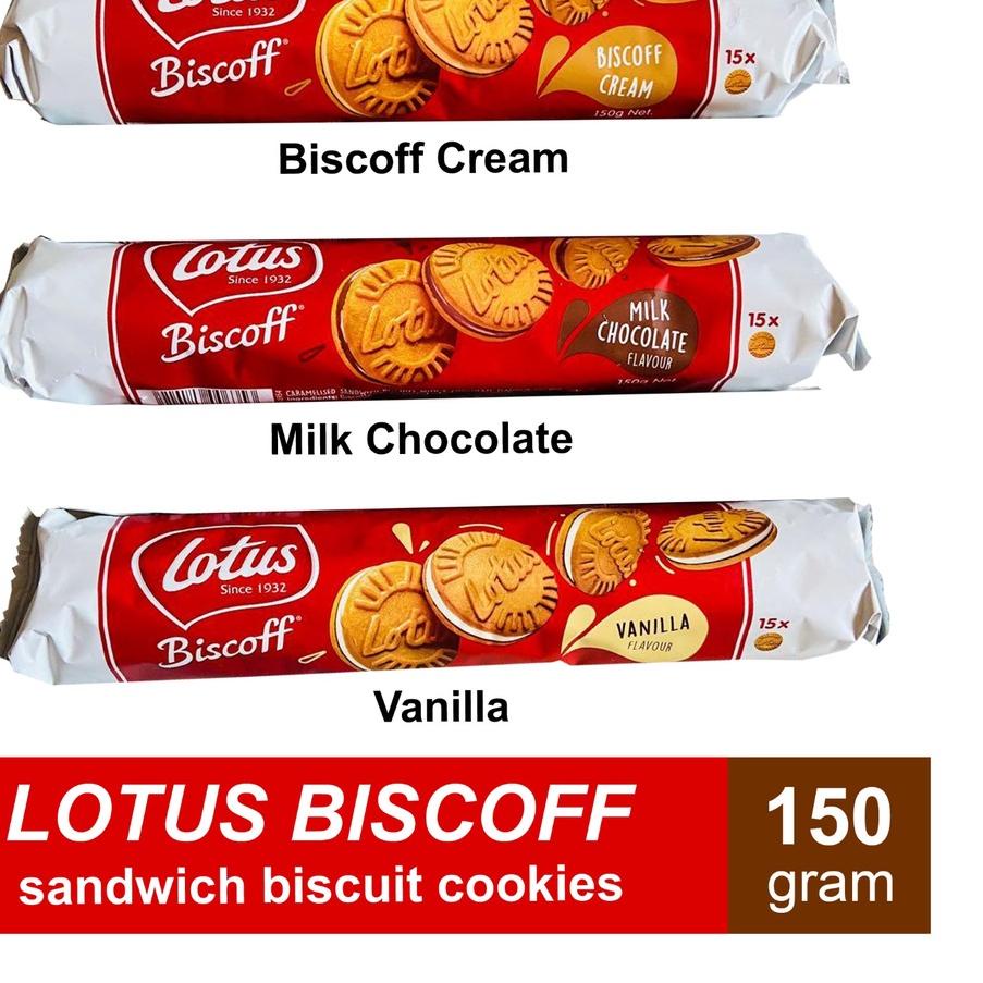 

Promo ⭐ Lotus Biscoff Sandwich Biscuit Cookies 150gr PROMO