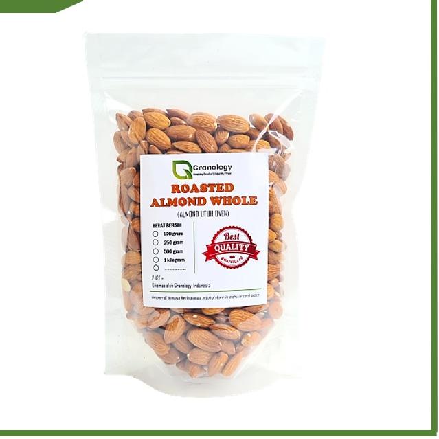 

Sale ✅ Roasted Almond Whole / Almond Utuh Oven (500 gram) by Granology