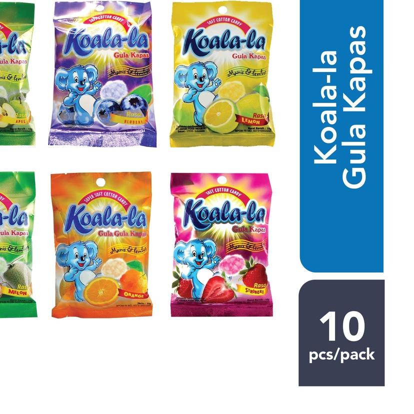 

Limited ⭐ Permen Kapas Koala-la / Koalala (1pack isi 10 pcs)