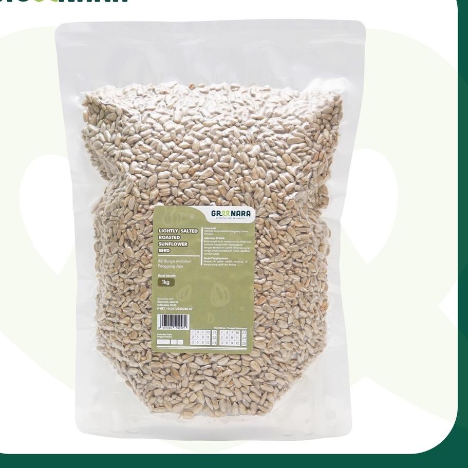 

Promo ✔️ Lightly Salted Roasted Sunflower Seed 1Kg/ Kuaci Panggang Asin 1Kg