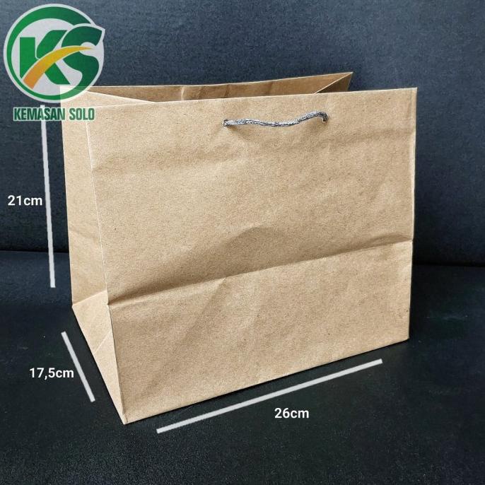

=====] PAPER BAG BENTO KATERING CATERING MAKANAN NASI KERTAS KADO 17,5x26x21