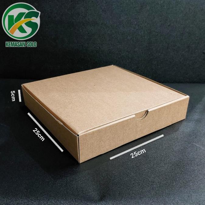 

Buruan beli] DUS BOX KOTAK PIZZA HAMPERS KARDUS KARTON PACKAGING 25x25x5