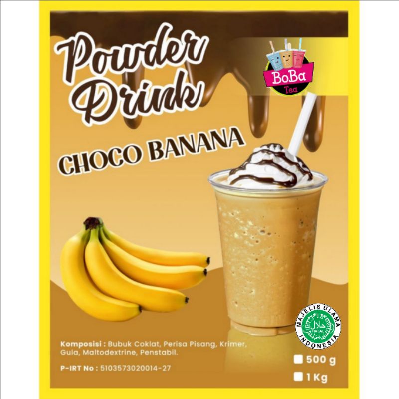 [1kg Reguler] Bubuk Minuman Rasa Choco Banana 1 KG