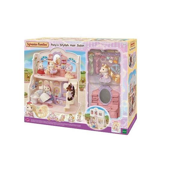 Mainan Koleksi Sylvanian Families Pony'S Stylish Hair Salon