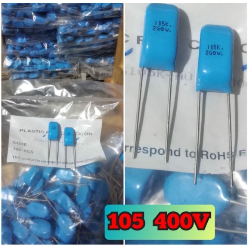 kapasitor 105 1uf 400v