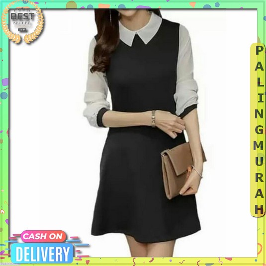 Bayar Di Tempat Fashion Wanita Ketat Body Remaja Kekinian Dress Rajut Wanita Terbaru 2023 Baju Perem