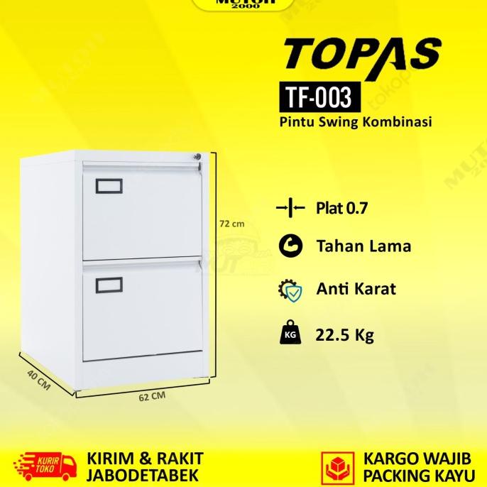 

Topas Tf-003 Filling Cabinet 2 Laci Filing Kabinet Besi 2 Laci Discount