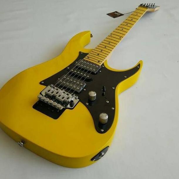 GITAR LISTRIK TERLARIS GITAR LISTRIK ELEKTRIK IBANEZ RG 350 YELLOW NECK MAPPLE EL09I09A82L