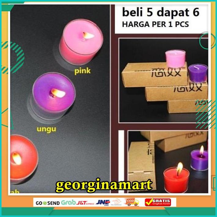 D SLOKI CANDLE PRIA GELAS COLOR WANITA LILIN BANTU ALAT B*D*S*M SUPER AMPUH 