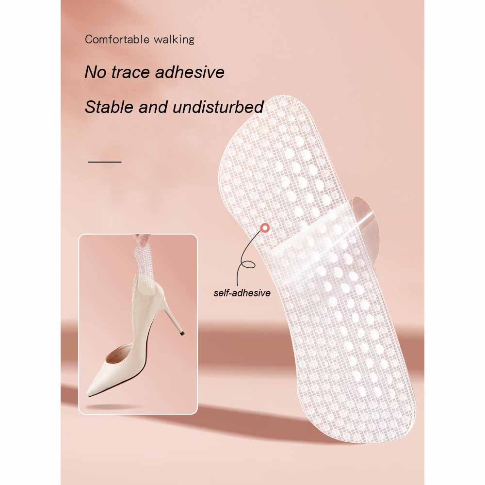 SU6 NovoSnug Pelindung Tumit Silikon Anti Slip Heel Pads Size L 2 PCS 202ST Transparent By Pro