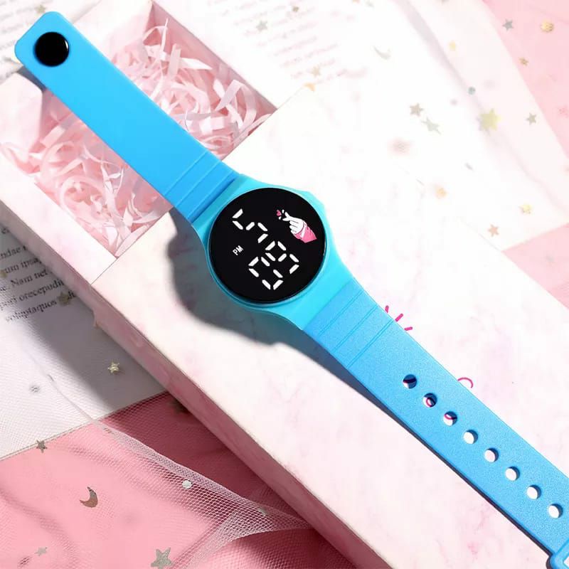 Jam Tangan Anak Pria Wanita Digital Led Rubber Kasual Terlaris Formal Keseharian