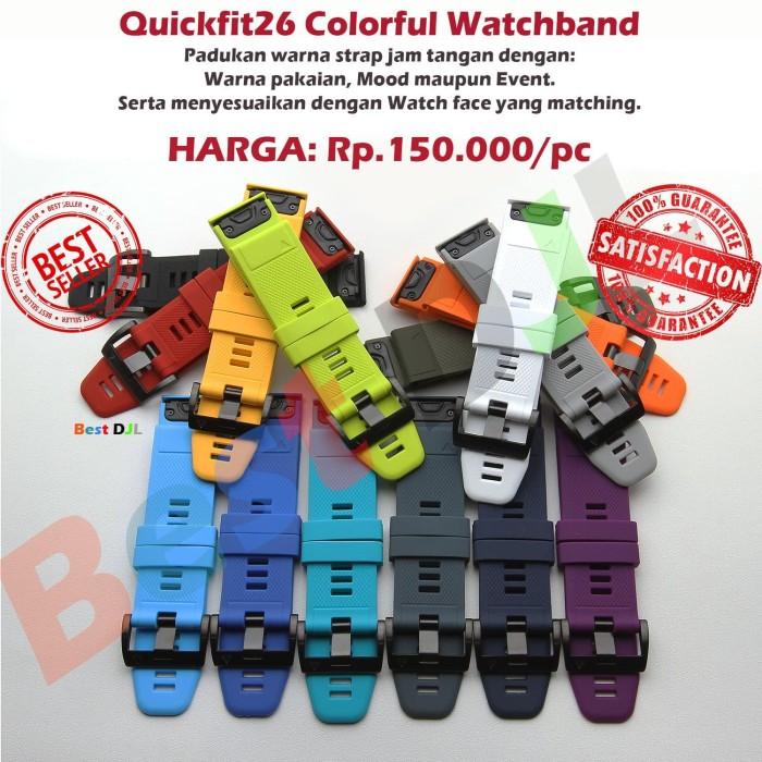 Terlaris Garmin Quickfit 26 Watch Band / Strap For Fenix 3, Fenix 5X