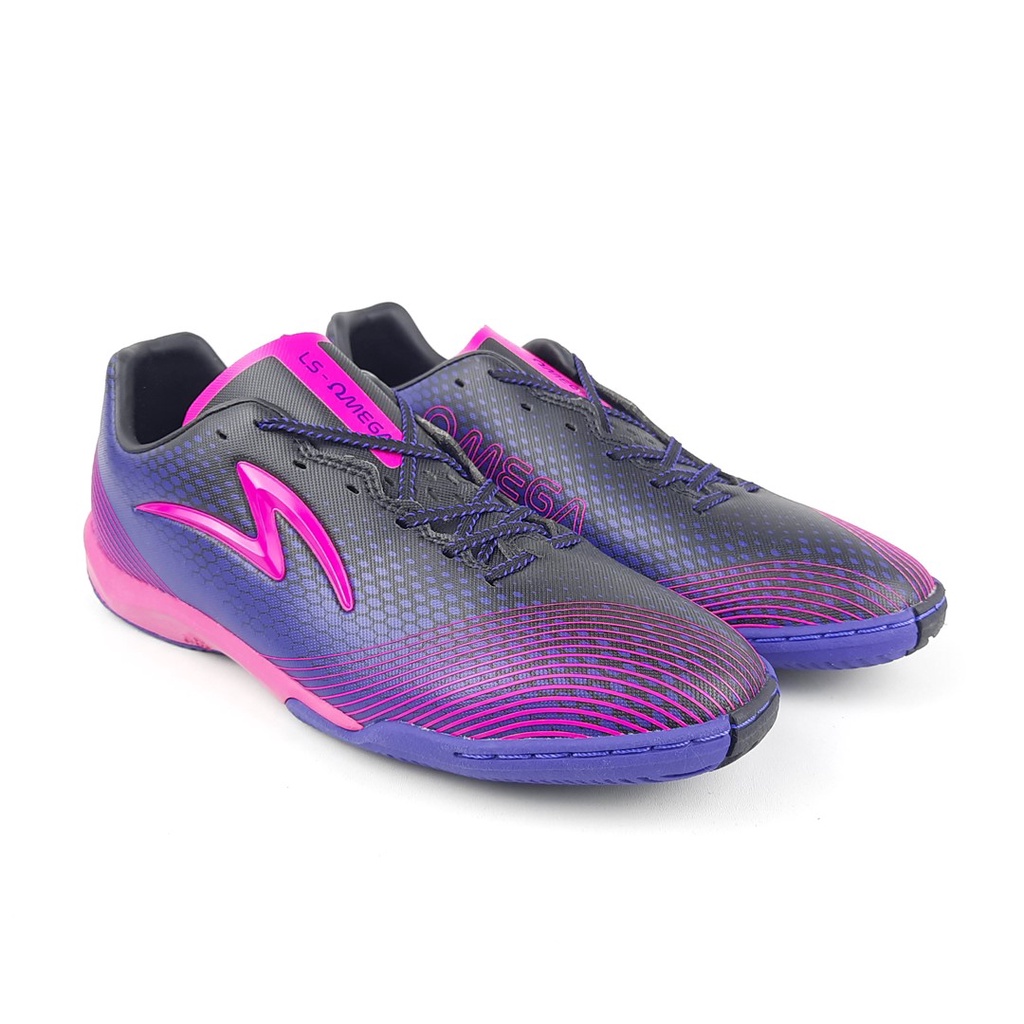 Specs Sepatu Futsal LS Omega.IN Violite Black Pink Glo 38-43