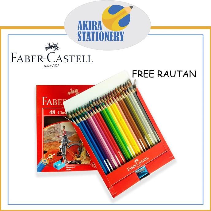 

COLOR PENCIL / PENSIL WARNA FABER CASTELL CLASSIC (48 WARNA)