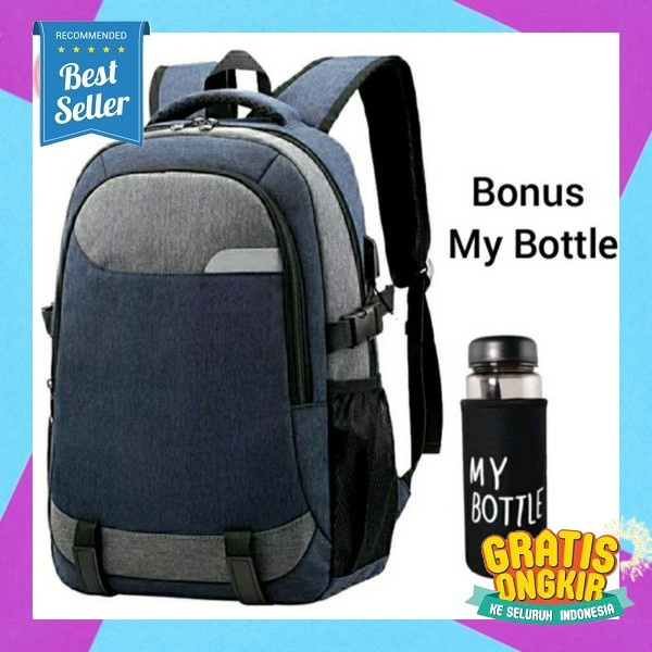 Ransel Anak Laki Laki Sd Smp Smk Tas Sekolah Pria Distro Sma Keren Backpack Waterproof Korean Style 