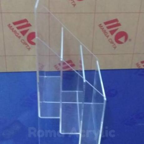 

Acrylik Display Brosur 10 X 21(1/3 A4) 3 Susun