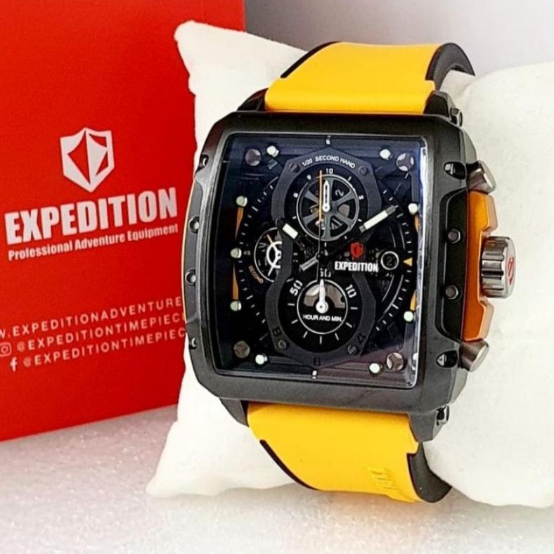 jam pria EXPEDITION ORIGINAL TALI RUBBER