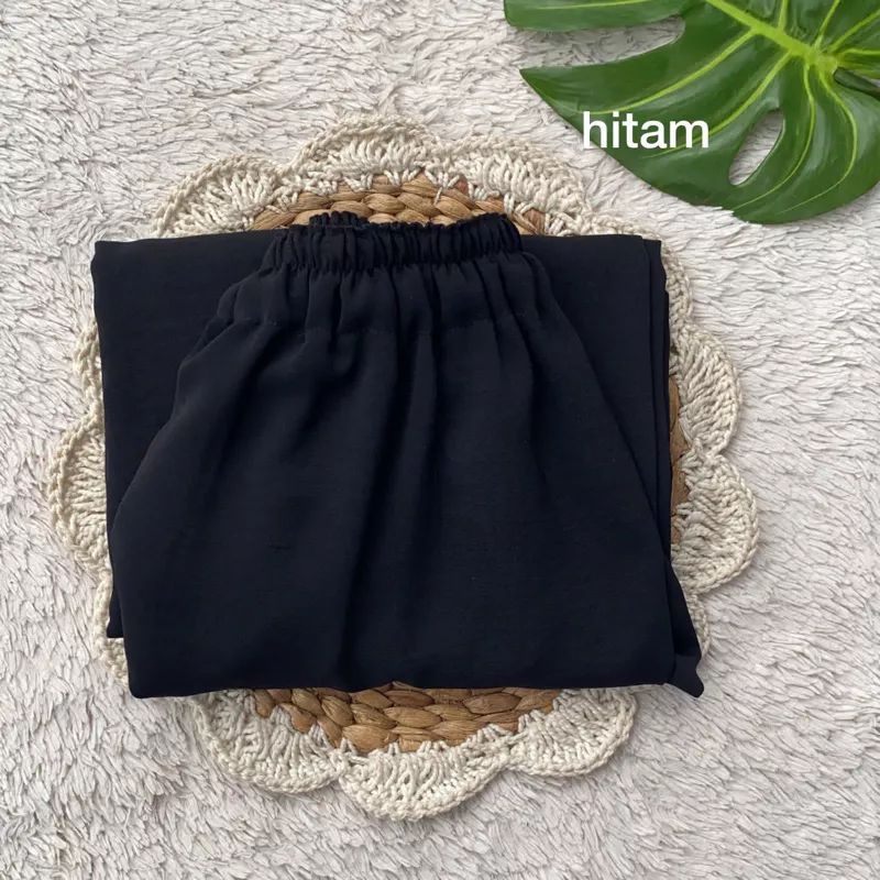 Celana Kulot Crinkle Highwaist Jumbo Wanita Premium