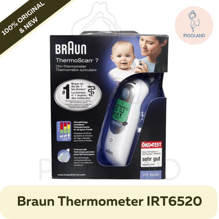 Terlaris Braun Thermoscan 7 / Irt6520 Thermometer Termometer Bayi Professional