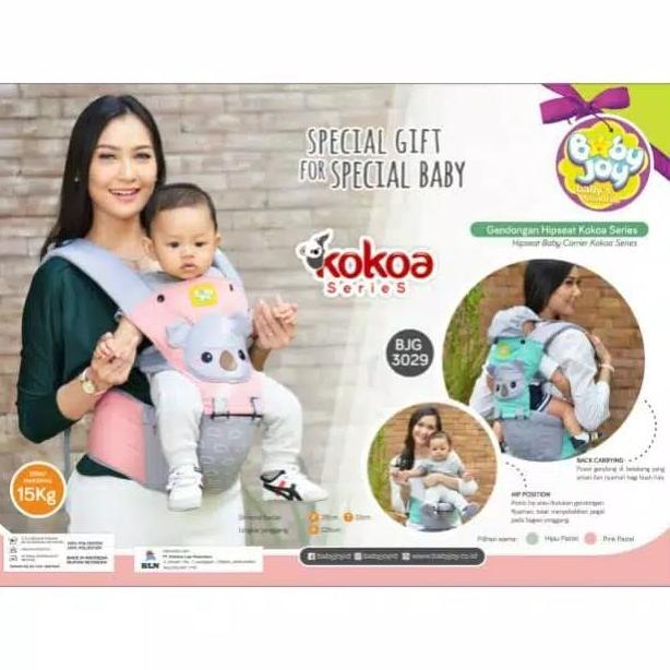 Baby Joy Gendongan Hipseat / Depan Baby Joy - Kokoa Series