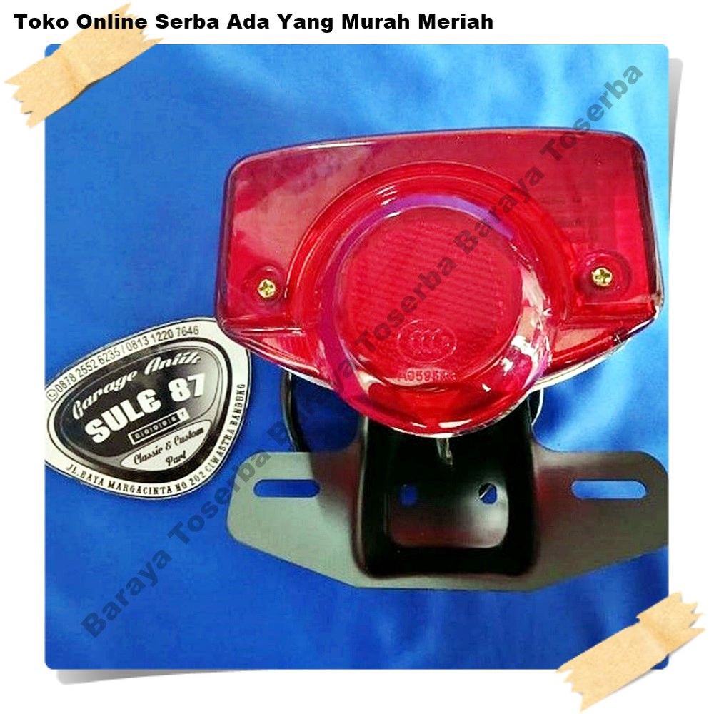 lampu belakang stop set dudukan honda cb100 cb125 honda cb 100 cb 125 Jadul Vintage