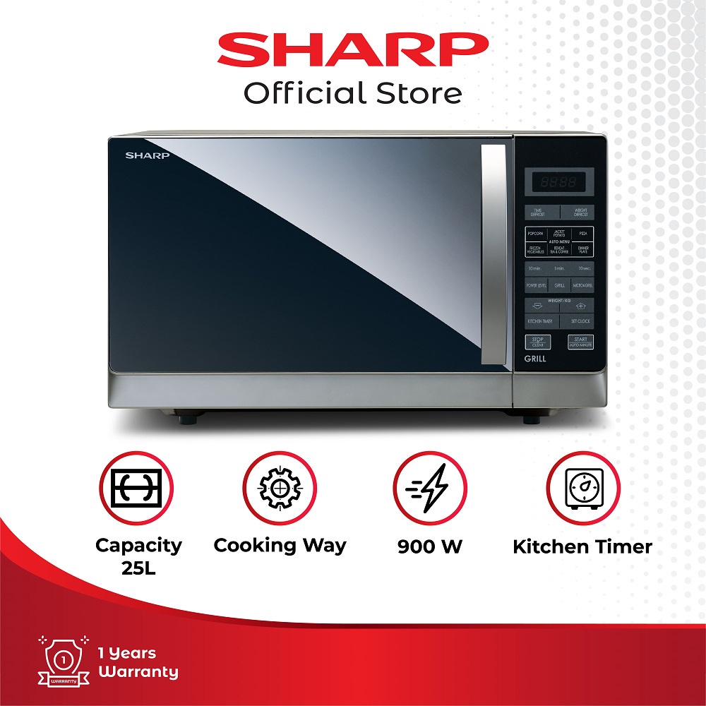 Sharp Microwave R-728(S)-IN SHARP INDONESIA OFFICIAL SHOP