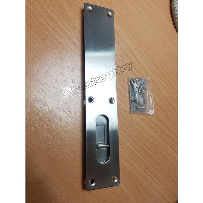 Grendel Flush Bolt Plate 8 Inch Grendel Slot Tanam Pintu Lipat