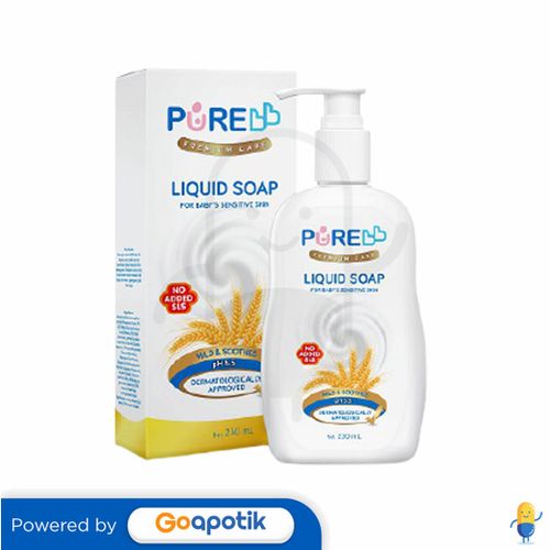 PURE BABY MILD &amp; SOOTHES LIQUID SOAP PH 5.5 230 ML