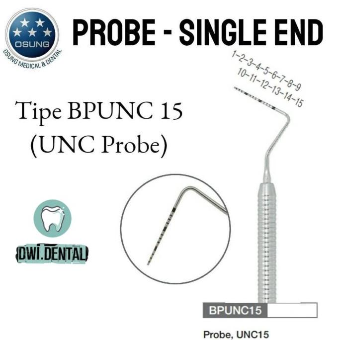 Dental Probe Osung UNC 15 UNC15 Instrumen Periodontal