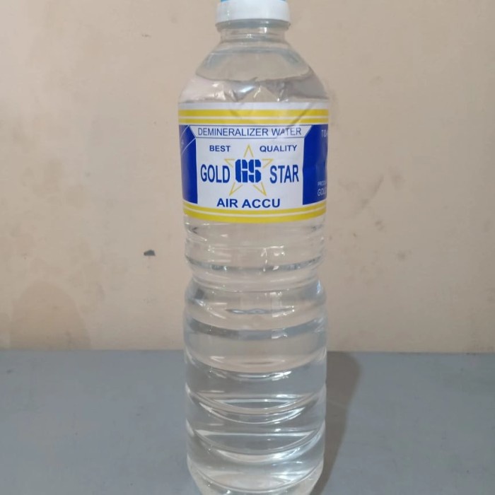 Air Aki Biru/Merah GS Gold Star 1 liter - Biru
