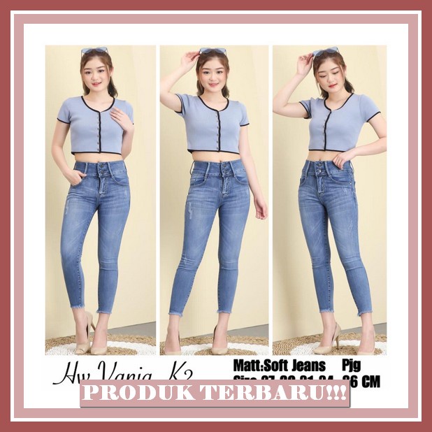 Celana Jeans Wanita Hightwaist Remaja Jin Kekinian Murah Cod Boyfriends Jins Jean Nyaman Dipakai Kor
