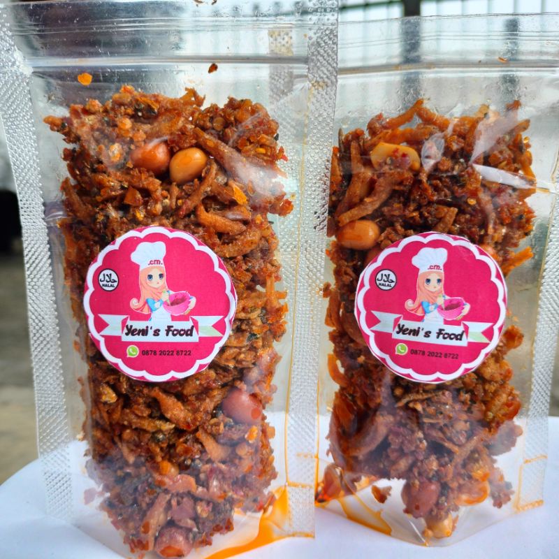 

Yeni's Food Teri Kacang Balado Extra Pedas | Pouch | Lauk Teri | Ekstra Pedas