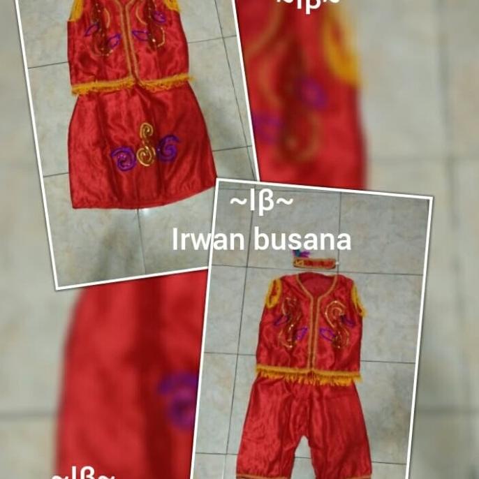 Promo Baju adat dayak ( size SD ) Merah