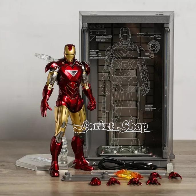 ZD Toys Original Marvel Avengers Ironman 2 Iron man Mark 6 Figure