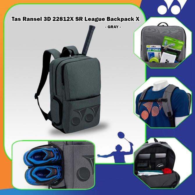 YONEX TAS 3D-Q014-22812X-SR LEAGUE Tas Backpack Original