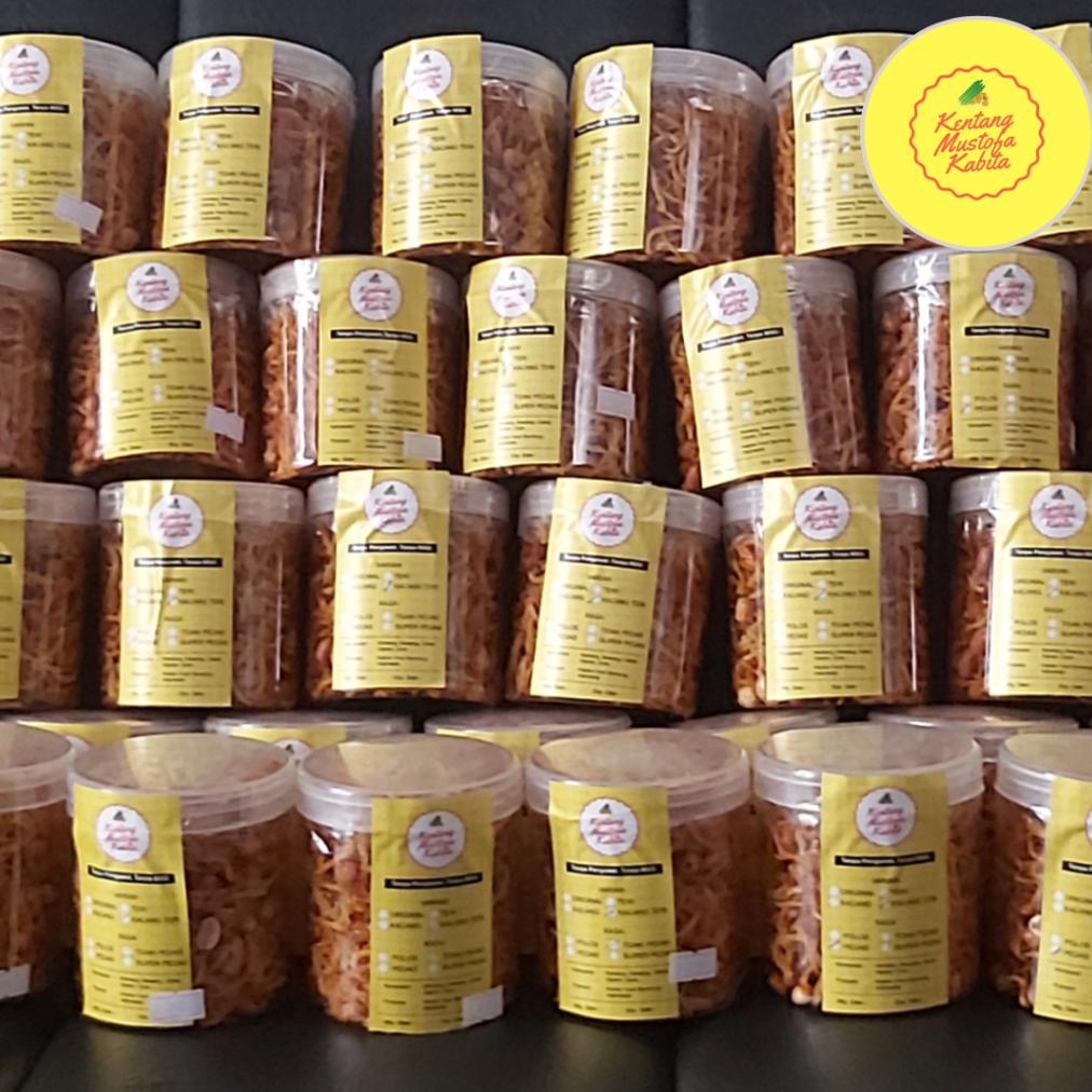 

Kentang Mustofa Kabita Teri Kacang ( Toples Pendek ) - Bencok Krispi Tanpa MSG Kualitas Premium Terlaris Balado Kriuk Kering Renyah Teri Medan Kacang Mustopa Bandung Best Seller