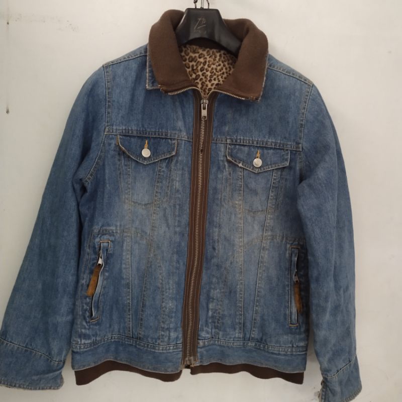 JaketDenimLeopard