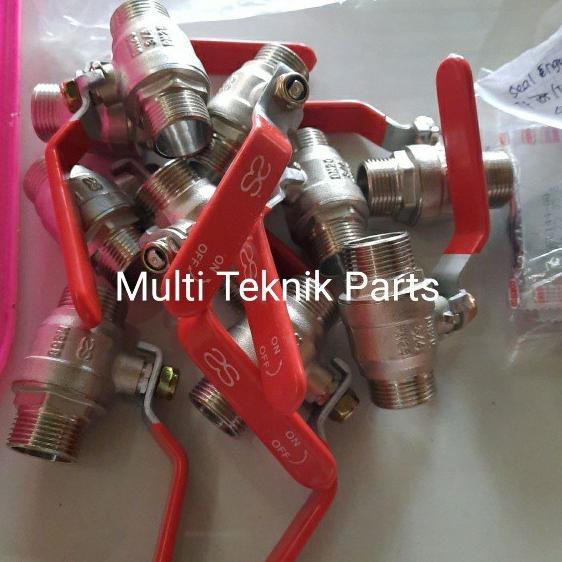 Ball Valve Drat Luar 1" Inch / Stop Kran Drat Luar