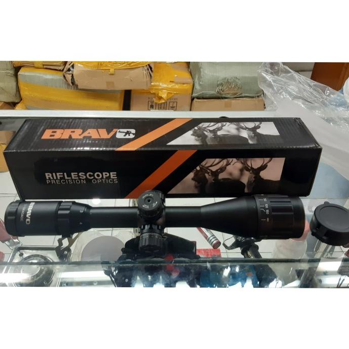 Teleskop Bravo 3-9x40 AOE Mildot RGB Telescope Scope