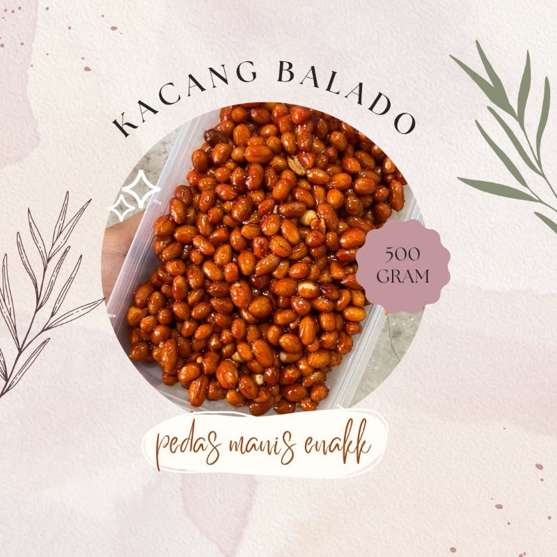 

KACANG BALADO KEMASAN TOPLES 500 GRAM