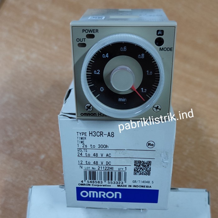 Timer H3CR A8 12V 48V 24V DC Omron original