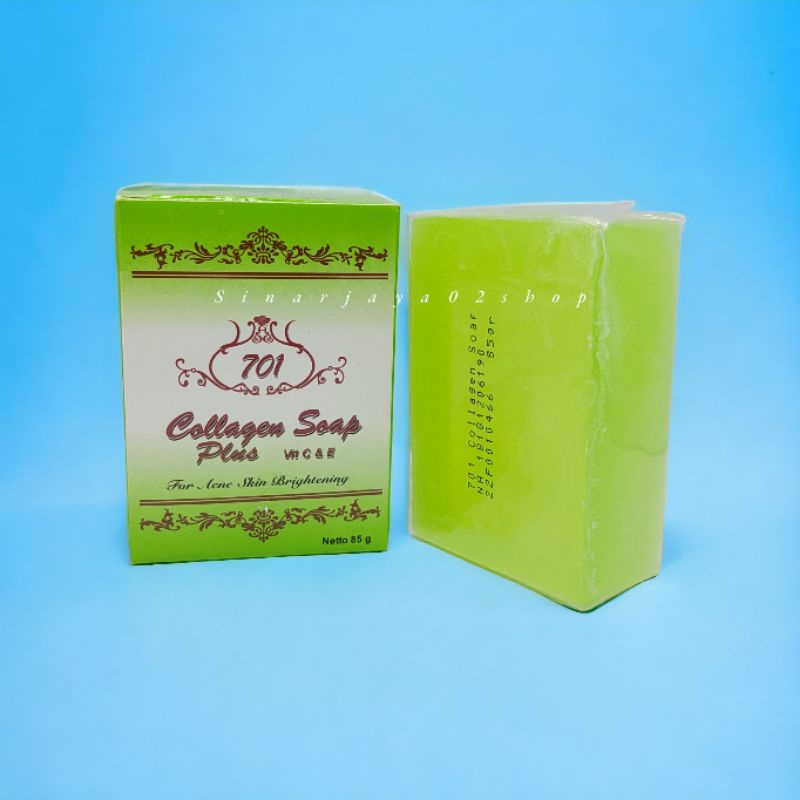 SABUN COLLAGEN 701 acne  FOR ACNE SKIN BRIGHTENING ORIGINAL BPOM 85gr