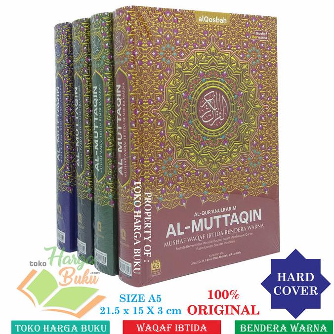 

Al-Quran Al-Muttaqin A5 Hc Nonterjemah Waqaf Ibtida Bendera Warna Qsb