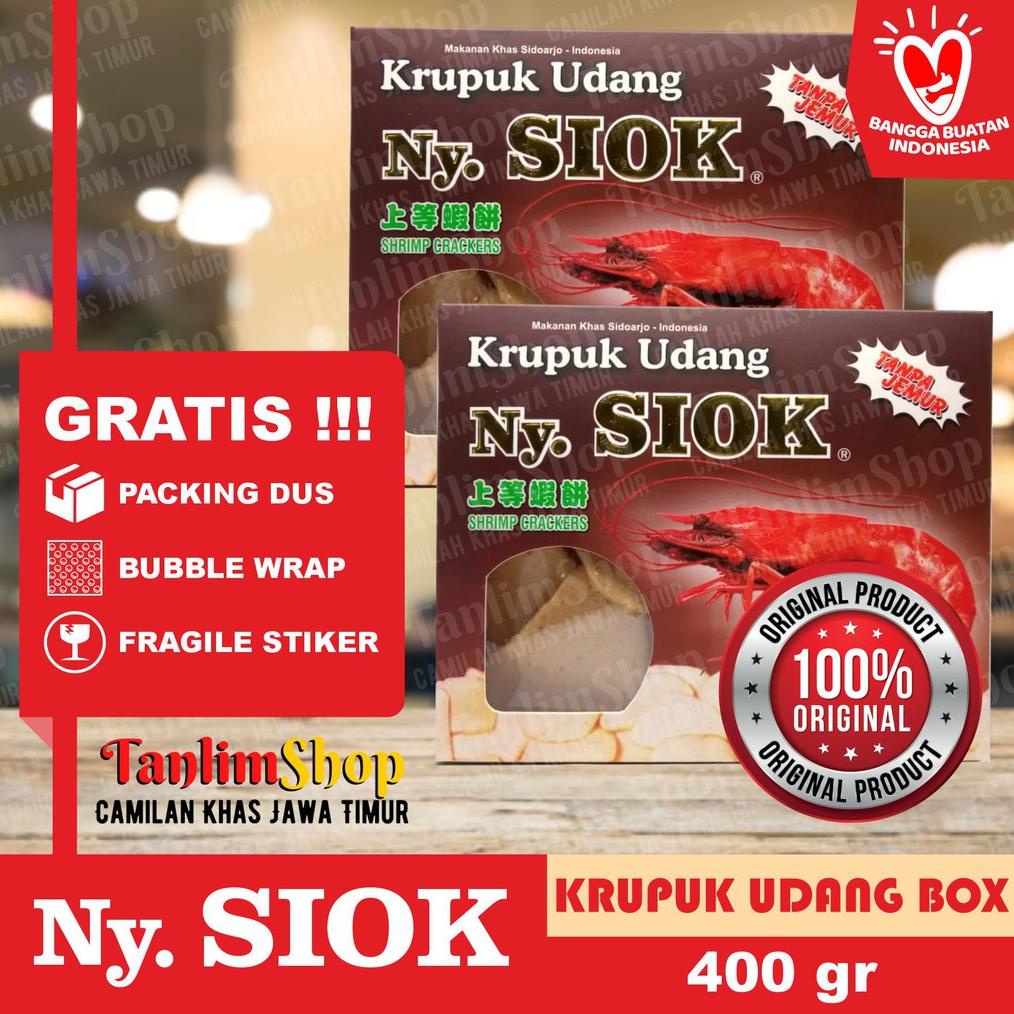 

Krupuk / Kerupuk Udang Box Ny. Siok 400gr - TanlimShop Best Seller