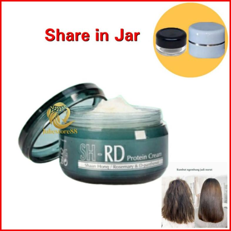 Kekinian (SHARE IN JAR) SHRD Protein Cream | Vitamin Rambut yang kering kusut dan mengembang | rambu