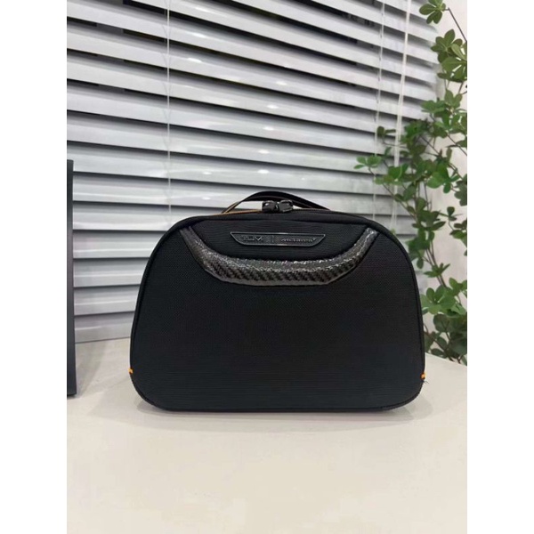 tas tumi mclaren teron travel kit handbag hitam p1shoes clutch tas tangan