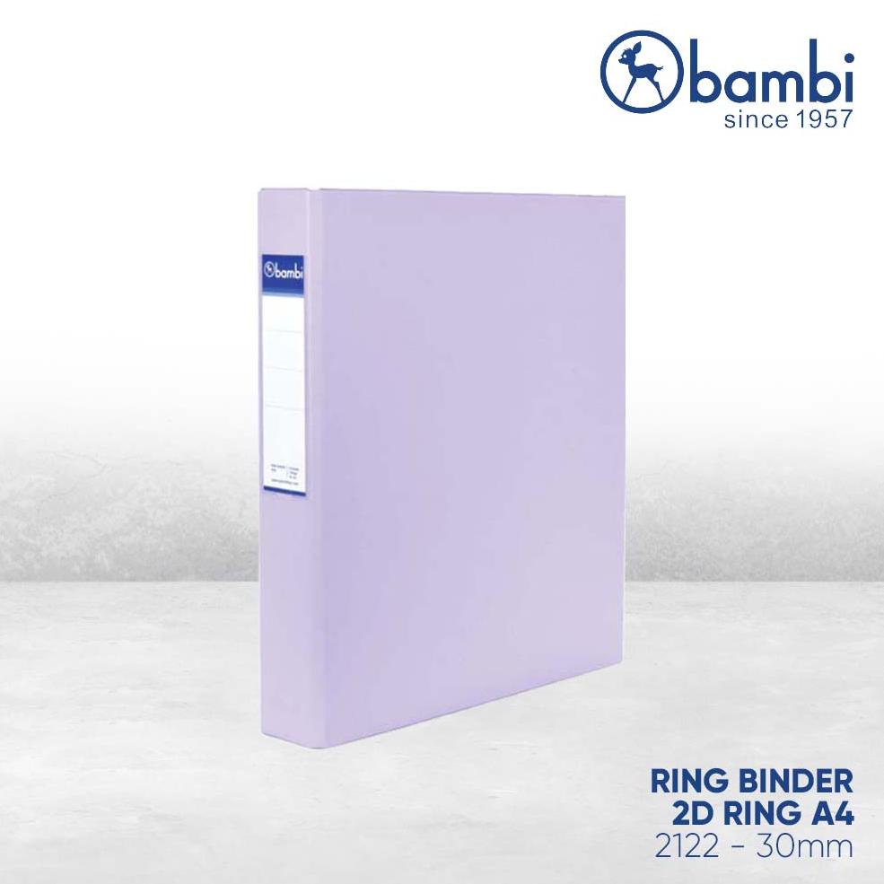 

BAYAR DITEMPAT Bambi Ring Binder 2 Ring A4 30 mm - 2122 ,.
