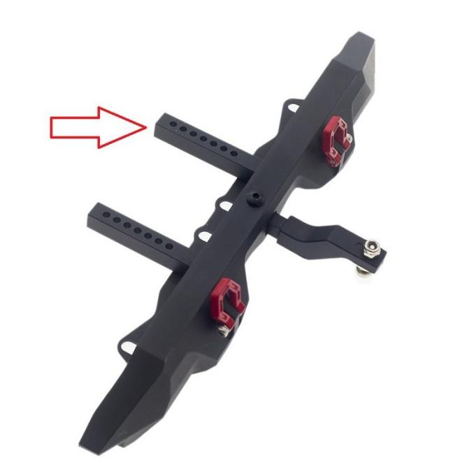 Flash Sale 2Pcs Holder Bumper Metal Untuk 1 10 Rc Crawler Car Axial Scx10 Terbaru